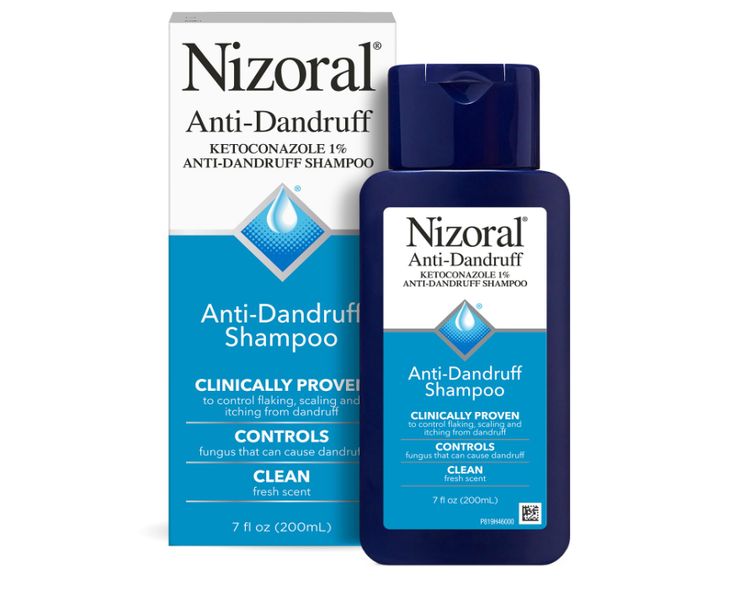 “Nizoral 1% Ketoconazole — Eliminates dandruff in three days”
