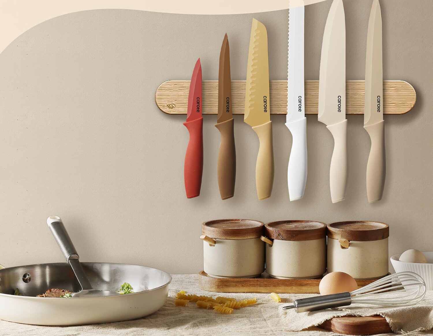 CAROTE 12-Piece Kitchen Knife Set