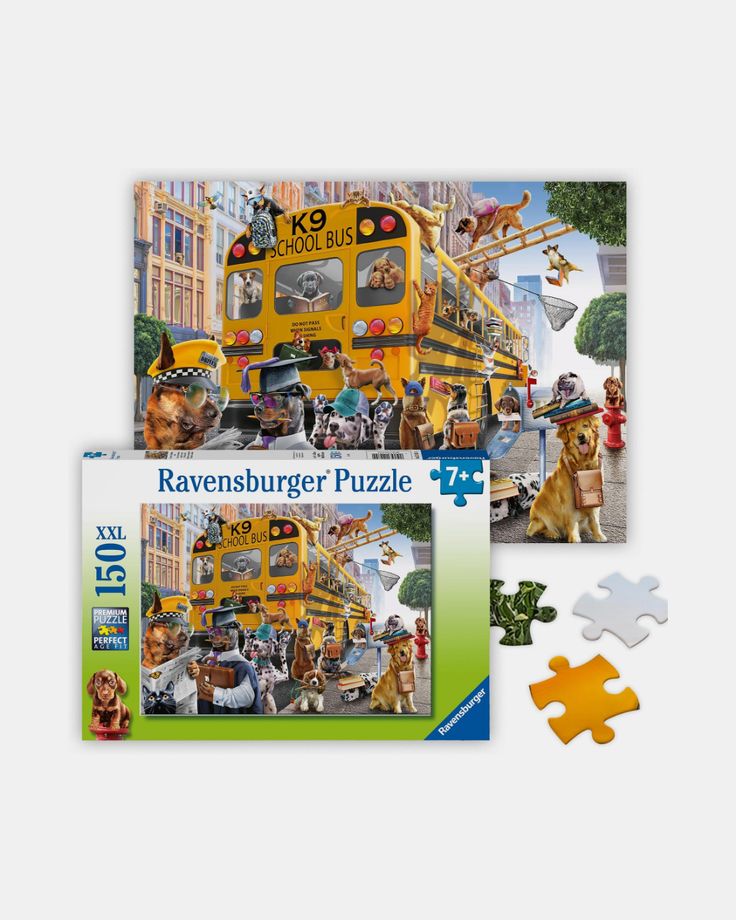 Ravensburger Pet School Pals – 150 Piece Children’s Jigsaw Puzzle (Ages 7+)
