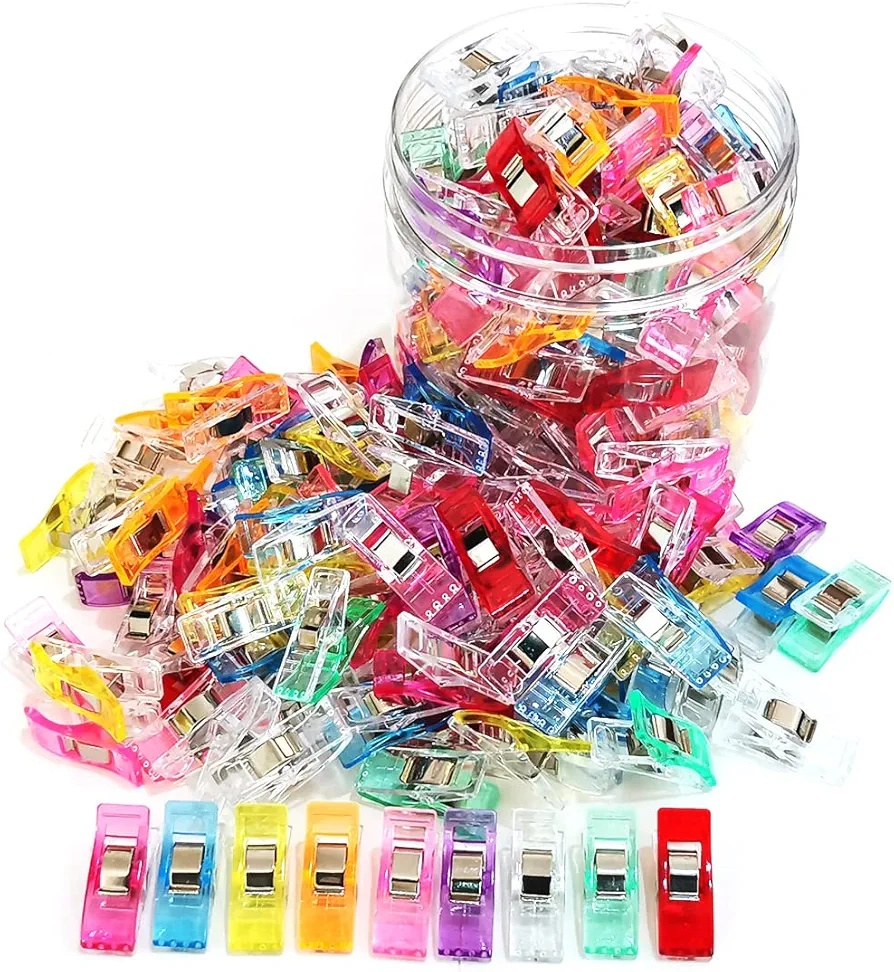 🧵 Sewing Clips – Strong and colorful clips for sewing and crafting