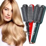 The 909 Electric Heating Comb Negative Ion 5-Speed Portable Straightening Brush is designed for quick, smooth, and frizz-free hair styling at home or on the go. Featuring advanced negative ion technology, it helps reduce frizz, static, and dryness while leaving hair soft and shiny. With 5 adjustable temperature levels, this heating comb is suitable for different hair types β from fine to thick and curly hair.
