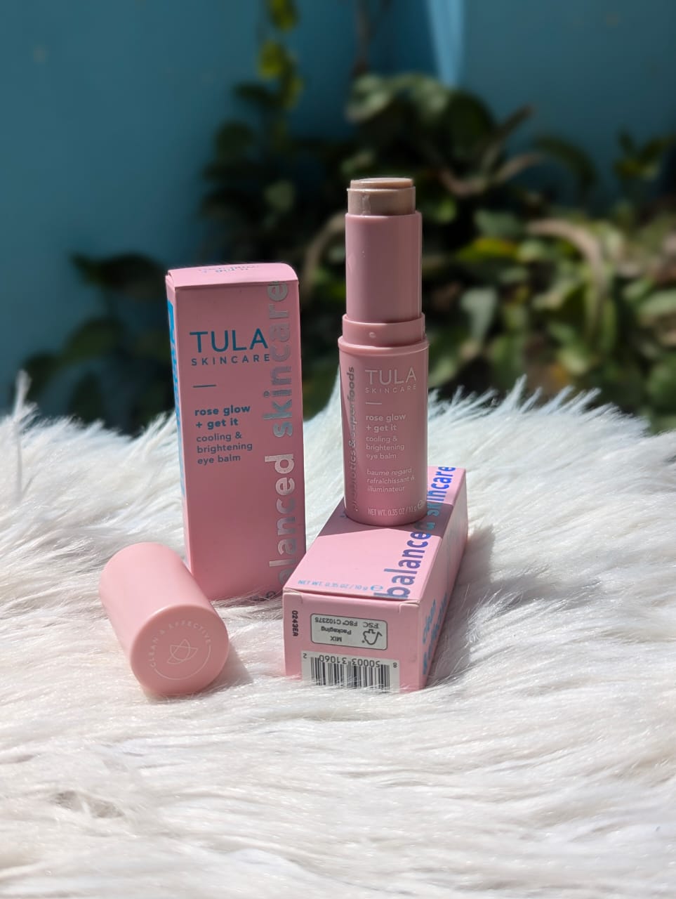 TULA Skincare Rose Glow + Get It Cooling & Brightening Eye Balm – 10g