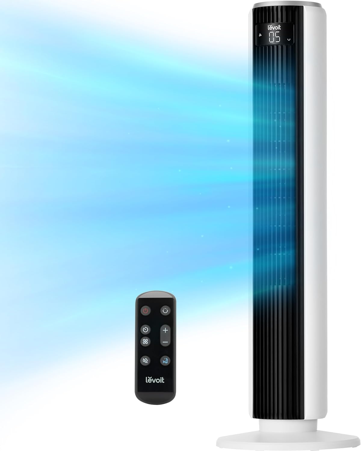LEVOIT Tower Fan for Bedroom – 36 Inch Bladeless Standing Fan