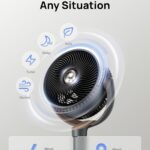 Product Information Product: DREO Standing Fan Type: Pedestal / Floor Fan Oscillation: 120° Speeds: 9 Levels Modes: 4 Airflow Modes Height: Adjustable 37–42 Inches Timer: Up to 9 Hours Noise Level: As Low As 20dB Perfect for anyone looking for powerful airflow with whisper-quiet performance. 🌬️
